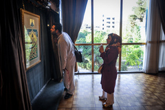 افتتاحیه نمایشگاه آثار و وسائل نوشتاری استادان خوشنویسی ایران